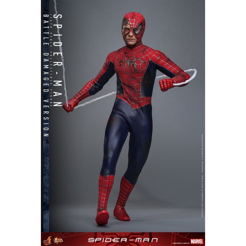 Hot Toys Marvel: Spider-Man (2002) Battle Damaged 1/6 Scale