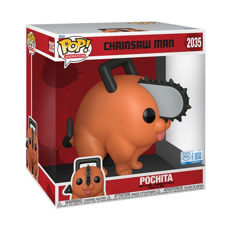 Funko Pop! Anime: Chainsaw Man - Super Sized Pochita 25 cm