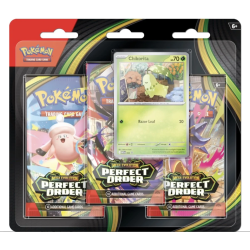 Pokémon: Perfect Order 3 pack blister Chikorita Collection