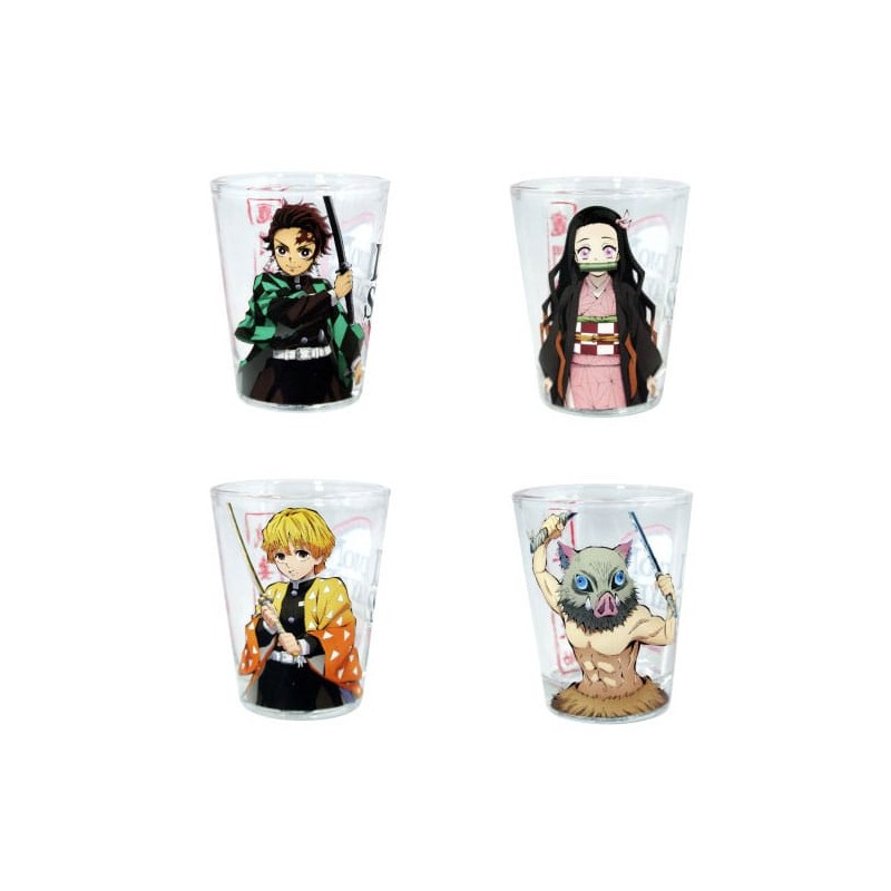 Demon Slayer: Shot Glasses 4-pack