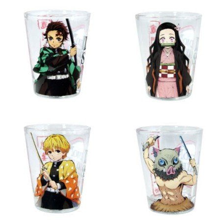 Demon Slayer: Shot Glasses 4-pack