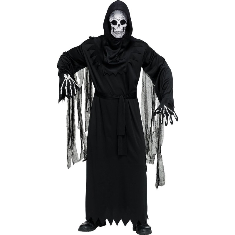 The Day of the Dead Reaper Kostuum - One Size Kostuum / Masker