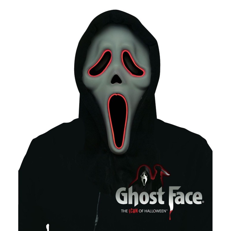 Scream: Lichtgevend Ghost Face Masker Officiele Licentie - Incl