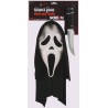 Scream: Ghost Face Mask with Hood & Knife Official License