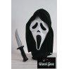 Scream: Ghost Face Masker met Capuchon & Mes Officiele Licentie