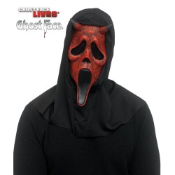 Scream: Ghost Face Aged Duivel Masker met Capuchon Officiele