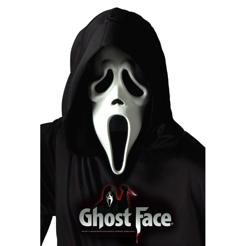 Scream: Ghost Face Masker met Capuchon Officiele Licentie