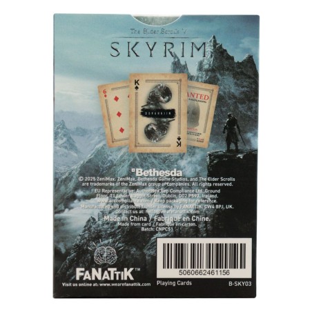 Elder Scrolls Skyrim Playing Cards