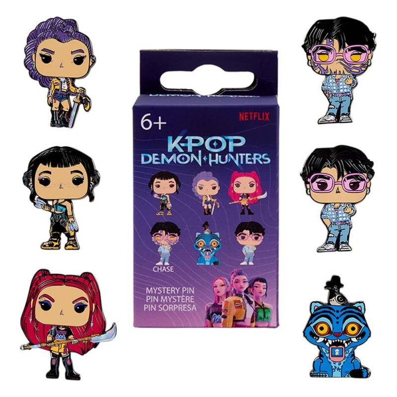 Loungefly Mystery Pin: KPop Demon Hunters (1 piece - 1 stuk)