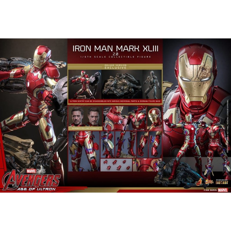 [PRE-ORDER] Hot Toys Avengers: Age of Ultron - Iron Man Mark