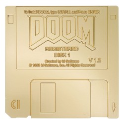 Doom: Floppy Disk Gold Plated Replica