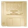 Doom: Floppy Disk Gold Plated Replica
