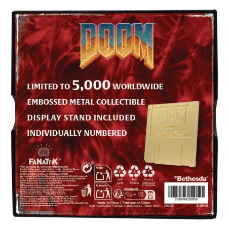 Doom: Floppy Disk Gold Plated Replica