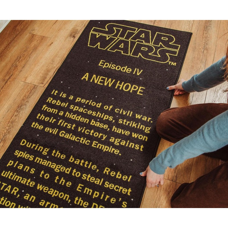 Star Wars: A New Hope Title Crawl Printed Area Rug 195 cm