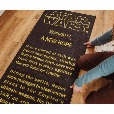 Star Wars: A New Hope Title Crawl Printed Area Rug 195 cm