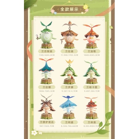 Genshin Impact Blind Box Mini Figures Aranara Series Display (9