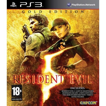 Games: Resident Evil 5 Gold Move PS3 - Used (PAL)