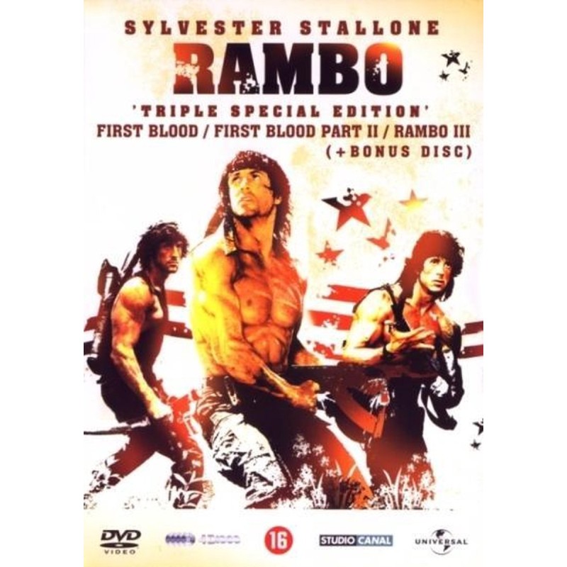 DVD: Rambo Trilogy (3 movies) - Used (NL)