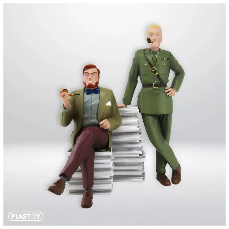 Blake & Mortimer: Stack of Comics Statue 25 cm