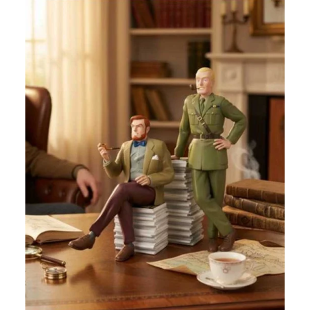 Blake & Mortimer: Stack of Comics Statue 25 cm