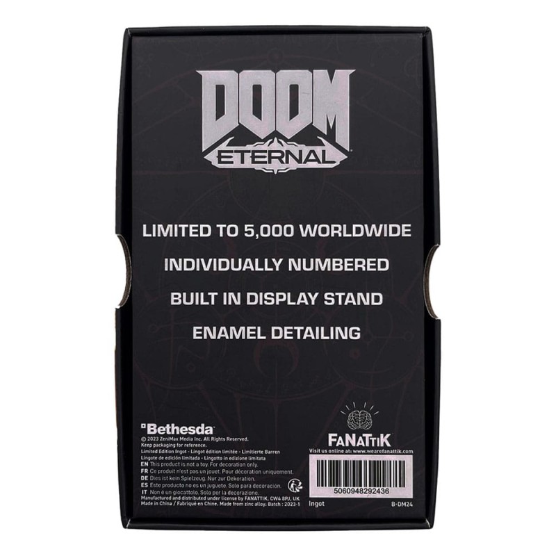 Doom: Crucible Sword Stained Glass Ingot Limited Edition