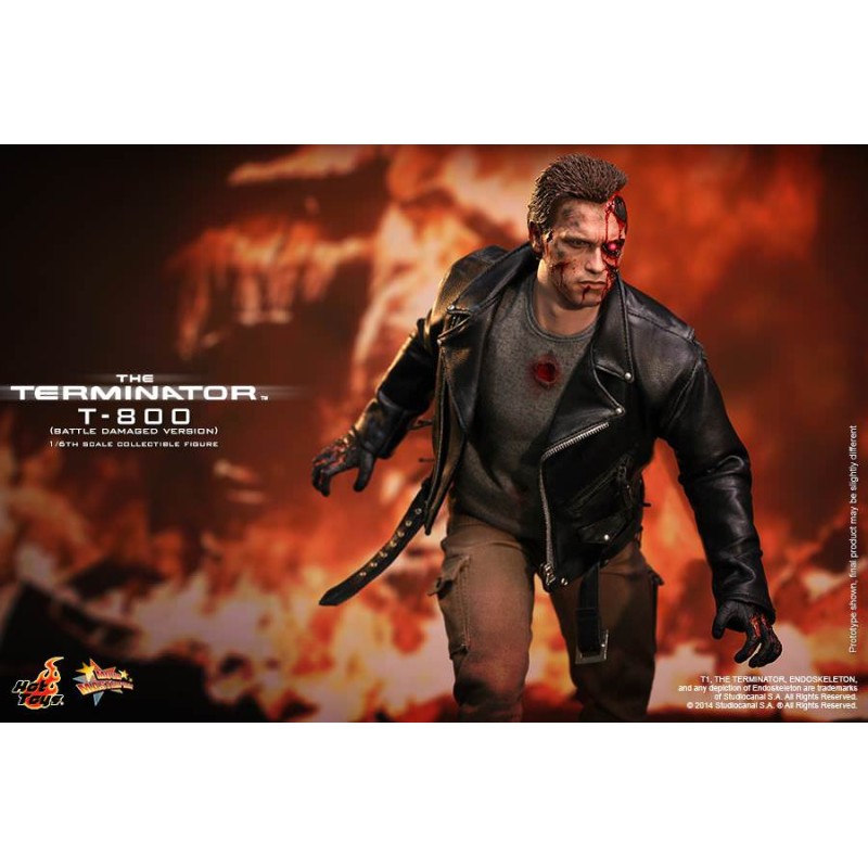 Hot Toys: MMS 238 The Terminator – T-800 Battle Damaged Version