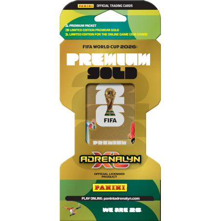 Adrenalyn XL FIFA World Cup 2026 Premium Gold Blister