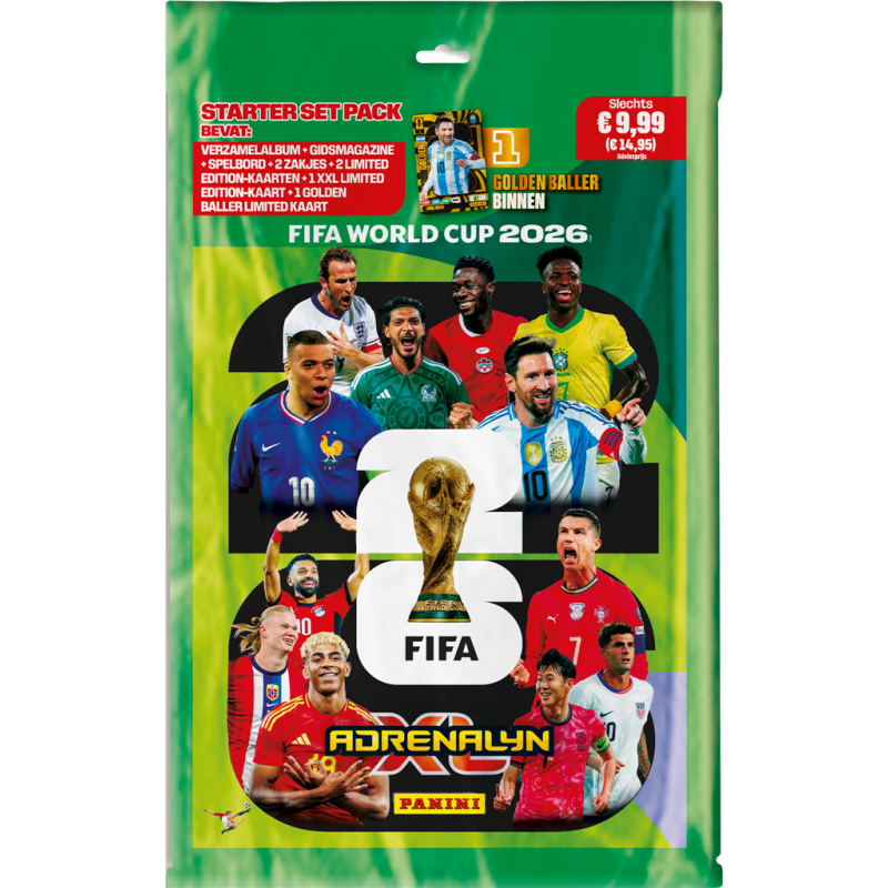 Adrenalyn XL FIFA World Cup 2026 Starter Pack