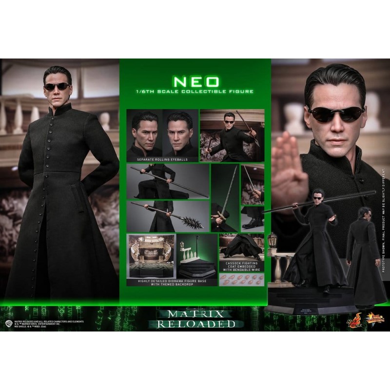 [PRE-ORDER] Hot Toys: The Matrix Reloaded - Neo 1/6 Scale
