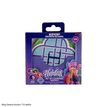 KPop Demon Hunters: Set of 4 coasters