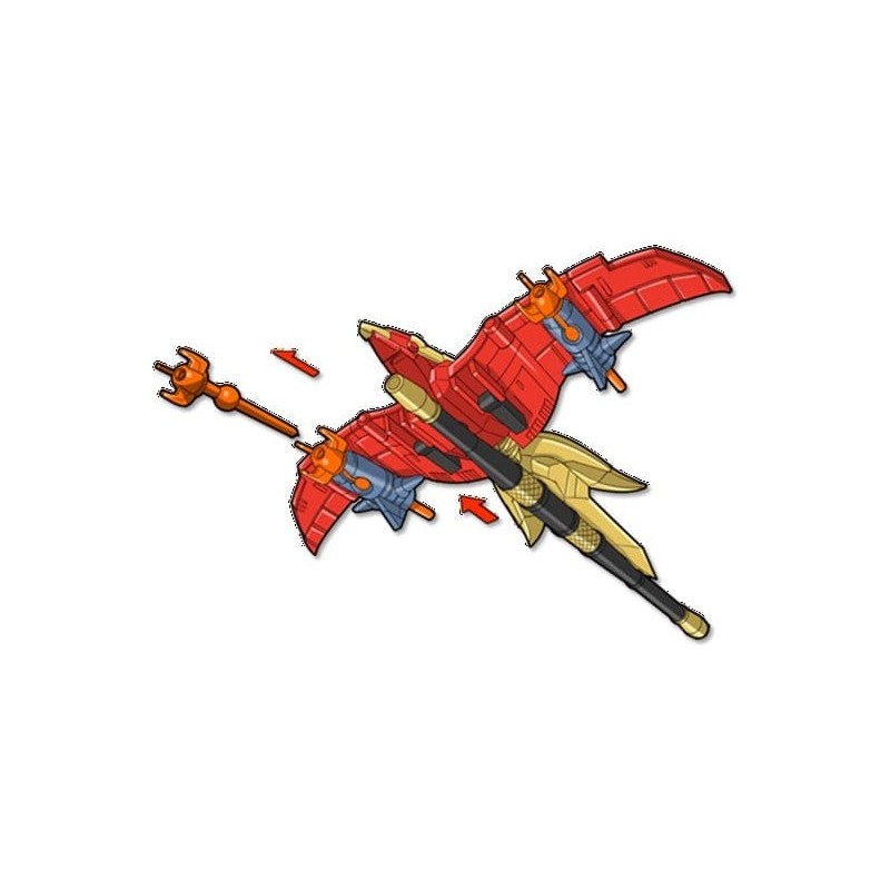 Mighty Morphin Power Rangers: Combinable Thunderzord - Firebird