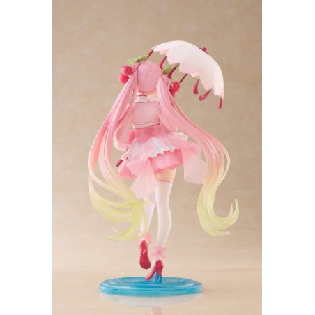 Hatsune Miku AMP PVC Statue Newley Written Sakura Miku Sakura