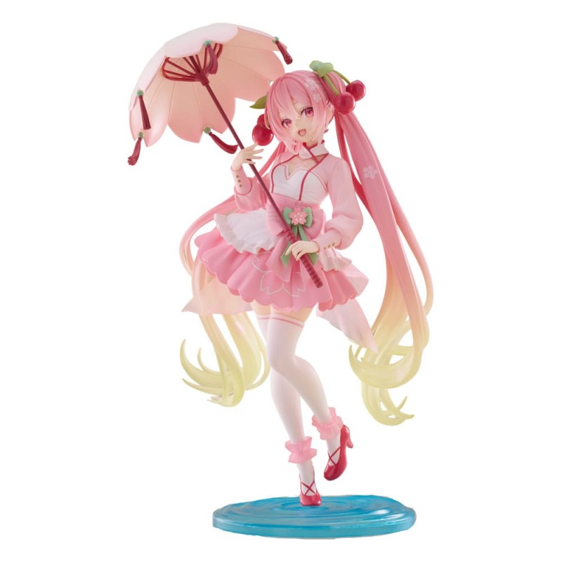 Hatsune Miku AMP PVC Statue Newley Written Sakura Miku Sakura