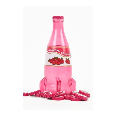 Fallout: Nuka-cola Cranberry Glass Bottle & Bottle Caps