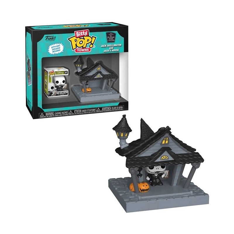 Funko Pop! Movies: Bitty Pop Jack Skellington and Jack's House