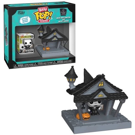Funko Pop! Movies: Bitty Pop Jack Skellington and Jack's House