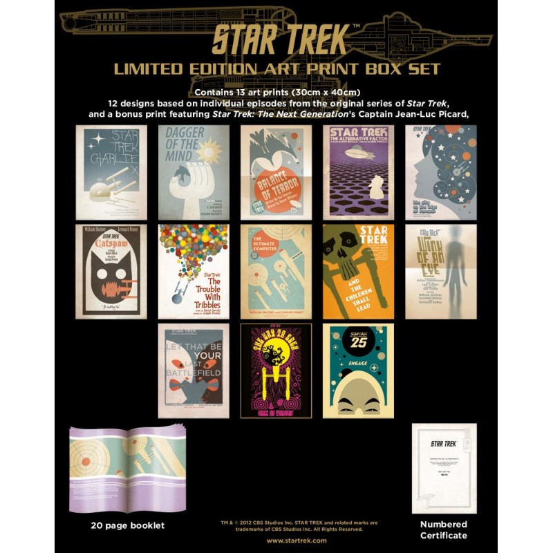 Star Trek Art Prints Box Set Limited Edition