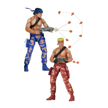 Neca Contra Action Figures 2-Pack Bill & Lance Video Game Appearance 18 cm