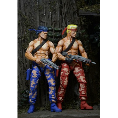 Neca Contra Action Figures 2-Pack Bill & Lance Video Game Appearance 18 cm