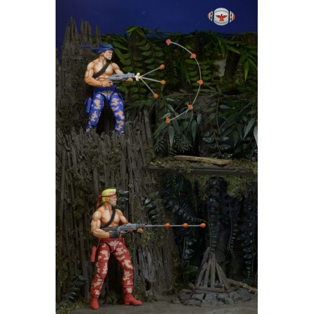 Neca Contra Action Figures 2-Pack Bill & Lance Video Game