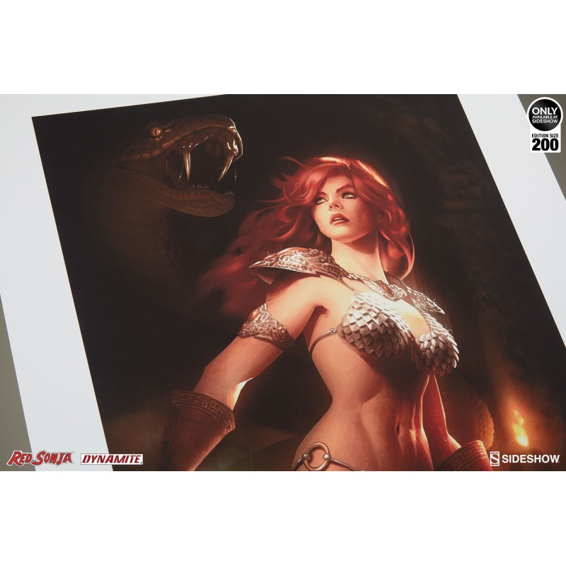 Red Sonja She-Devil with a Sword Art Print by Sideshow
