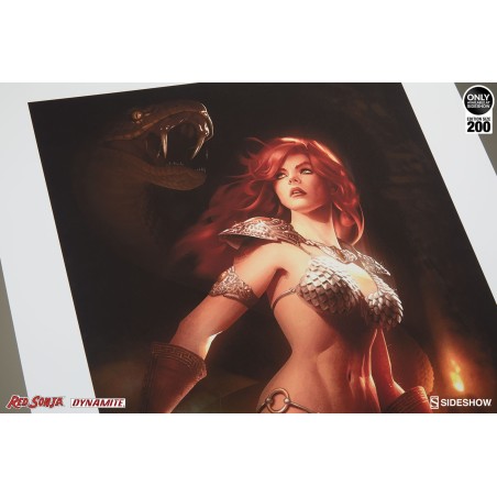 Red Sonja She-Devil with a Sword Art Print by Sideshow Collectibles