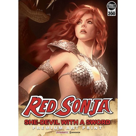 Red Sonja She-Devil with a Sword Art Print by Sideshow