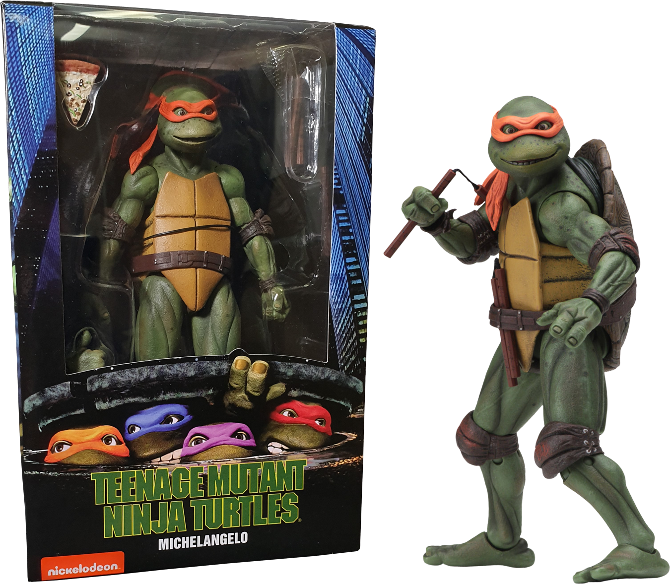 NECA Teenage Mutant Ninja Turtles TMNT 7" Action Figure 1990 Movie Collection 
