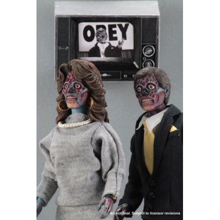 Neca They Live Retro Action Figure 2-Pack Aliens 20 cm