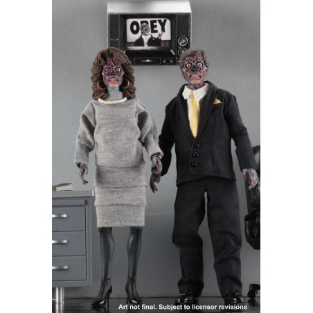 Neca They Live Retro Action Figure 2-Pack Aliens 20 cm