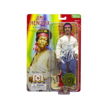 Jimi Hendrix Action Figure Woodstock Flocked 20 cm Jimi Hendrix Action Figure Woodstock Flocked 20 cm