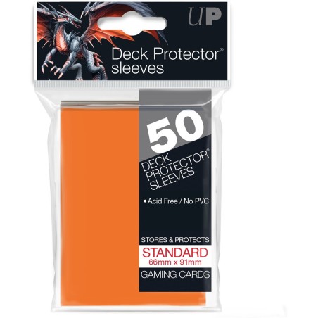 Sleeves - Standaard Oranje (66x91 mm) voor Pokemon en Magic Sleeves - Standaard Oranje (66x91 mm) voor Pokemon en Magic