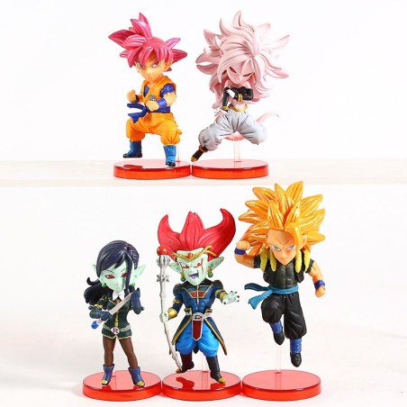 Super Dragon Ball Heroes WFC set 6cm (set of 5)