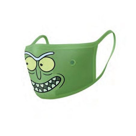 Mondmasker 2-pack: Rick & Morty - Pickle Rick